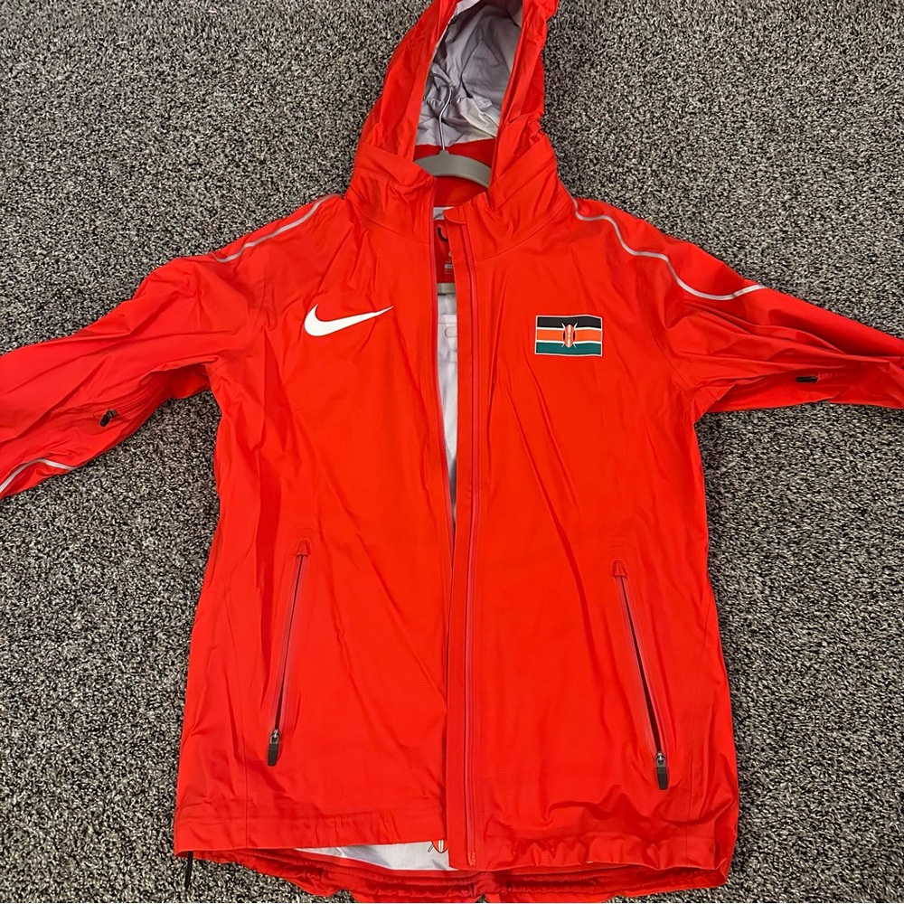 Nike Red Kenya Windbreaker Jacket